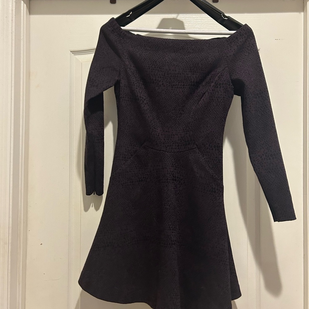 Reiss Purple Midi Dress